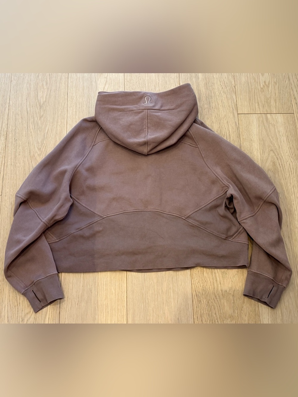 Lululemon Scuba Oversized Half-Zip Hoodie XL/XXL | Rare Brown Taupe Discontinued - Picture 3 of 3